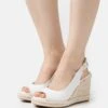 Dune London Kimmy - Sandales À Talons Hauts - White -Chaussures Soldes 86d76b6b63d74b3992634dc70d8f359c
