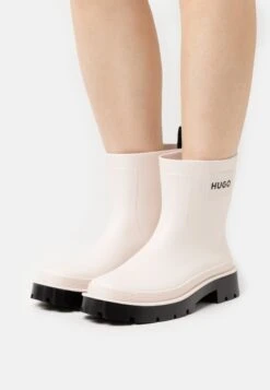 Hugo Jin Rain Bootie - Bottes En Caoutchouc - Open White