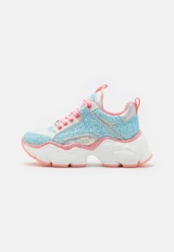 Buffalo Binary - Baskets Basses - Blue/Pink -Chaussures Soldes 895dd87309f74d3c8c0f4b3ad810af81