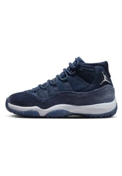 Wmns Air Jordan 11 Retro - Baskets Montantes - Midnight Navymtlc Slvr White -Chaussures Soldes 8aeaaa0572f24c378c7a8006a5f578ad