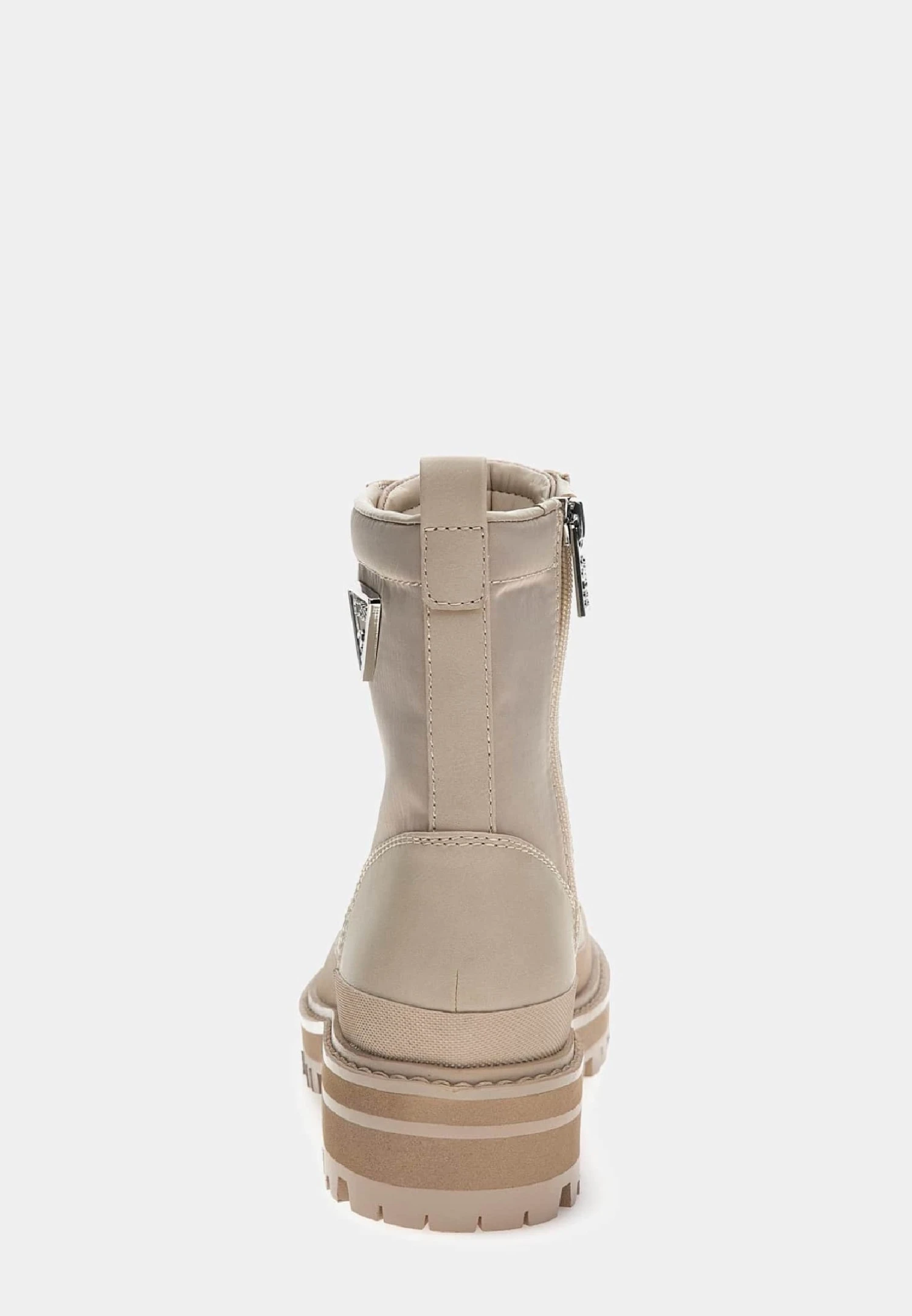 Guess Bada Logo-Dreieck - Bottines À Plateau - Creme 6 Guess Bada Logo-Dreieck - Bottines À Plateau - Creme - Image 4