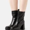 Unisa Kinton - Bottines À Plateau - Black -Chaussures Soldes 8bbee15fe8ad451eaadc6502f5f7eaa4