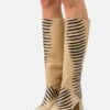 Miista Finola - Bottes - Camel/Black