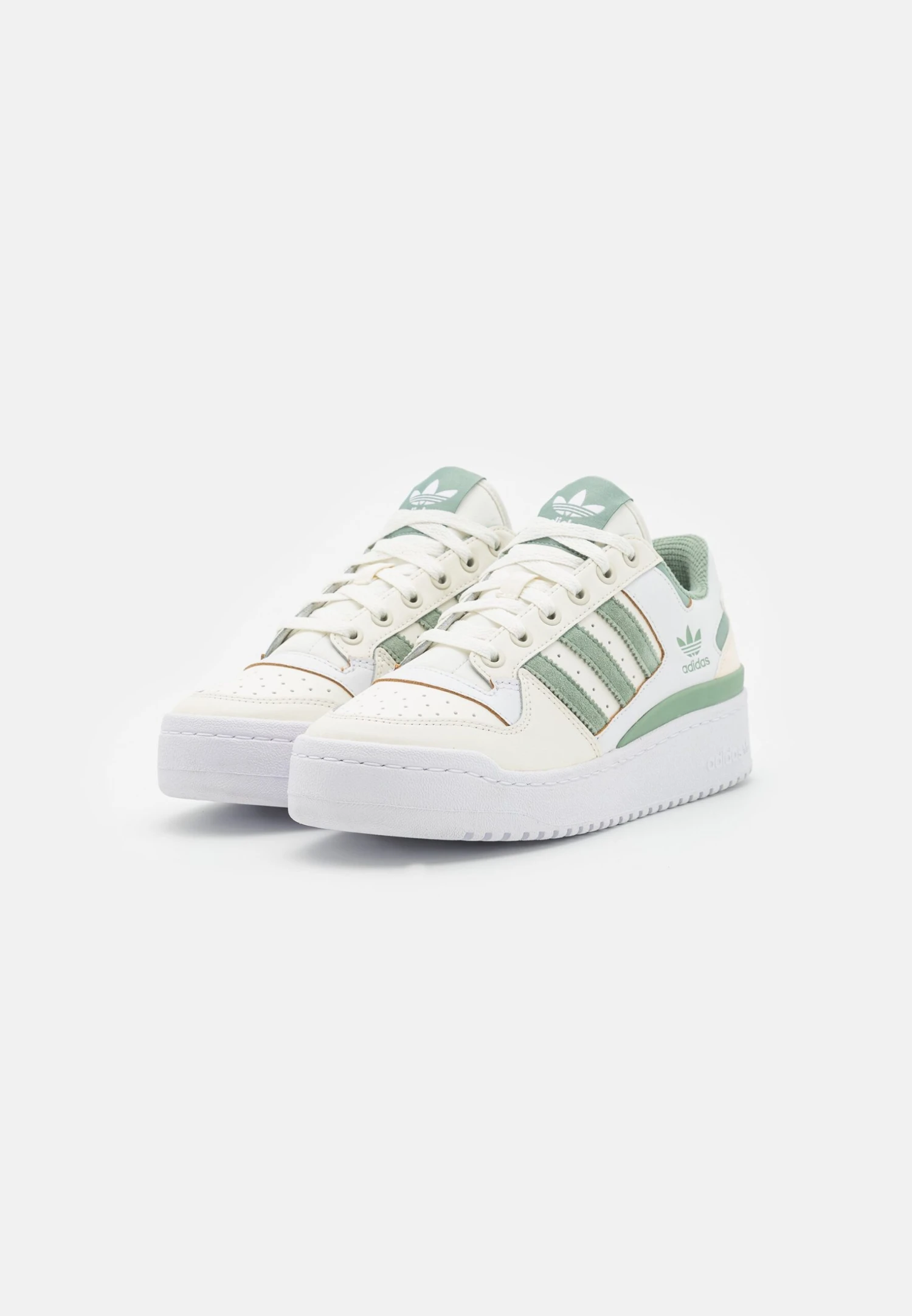 Adidas Originals Forum Bold Stripes - Baskets Basses - Off-White/Silver Green/Footwear White 5 Adidas Originals Forum Bold Stripes - Baskets Basses - Off-White/Silver Green/Footwear White - Image 3
