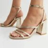 New Look Sandales À Talons Hauts - Gold -Chaussures Soldes 8dd9edad820042358e906dcc6a99861f