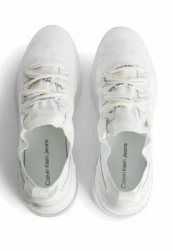 Calvin Klein Jeans Sporty Run Comfair Fluo Contr Wn - Baskets Basses - Triple White -Chaussures Soldes 9452cc91a50b4a50b4f09c15e0d163bc