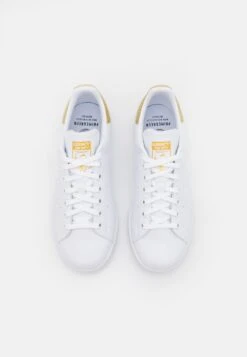 Adidas Originals Stan Smith - Baskets Basses - Footwear White/Gold Metallic -Chaussures Soldes 9551d05d15614f4f88fb11c9c5c8e2bc