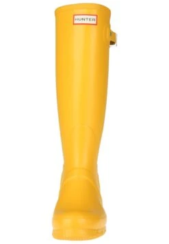 Hunter ORIGINAL Womens Tall Boot Vegan - Bottes En Caoutchouc - Yellow -Chaussures Soldes 9833372fa4b449eeb4f37d2b42505abd