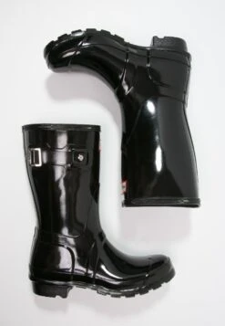 Hunter ORIGINAL Womens Short Gloss Boot - Bottes En Caoutchouc - Black 10 Hunter ORIGINAL Womens Short Gloss Boot - Bottes En Caoutchouc - Black -Chaussures Soldes 9d9df0bda2054c28bd5133a5d2aaf8f6