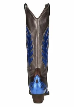 In Metallic-Optik Mit Blauen Details - Santiags - Blue -Chaussures Soldes 9defb382b1ae419b9905adf3b9dc8d05