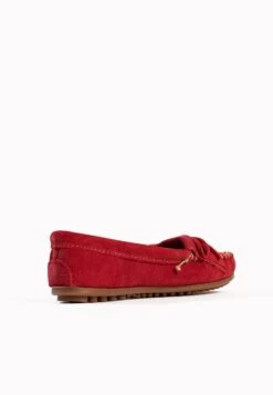 Minnetonka Kilty - Mocassins - Red -Chaussures Soldes 9df68a2e351545b19542b9f9b09f2916