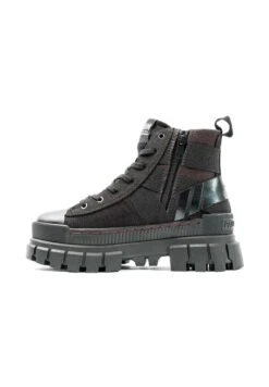 Palladium Revolt Hi Army - Bottines À Plateau - Black