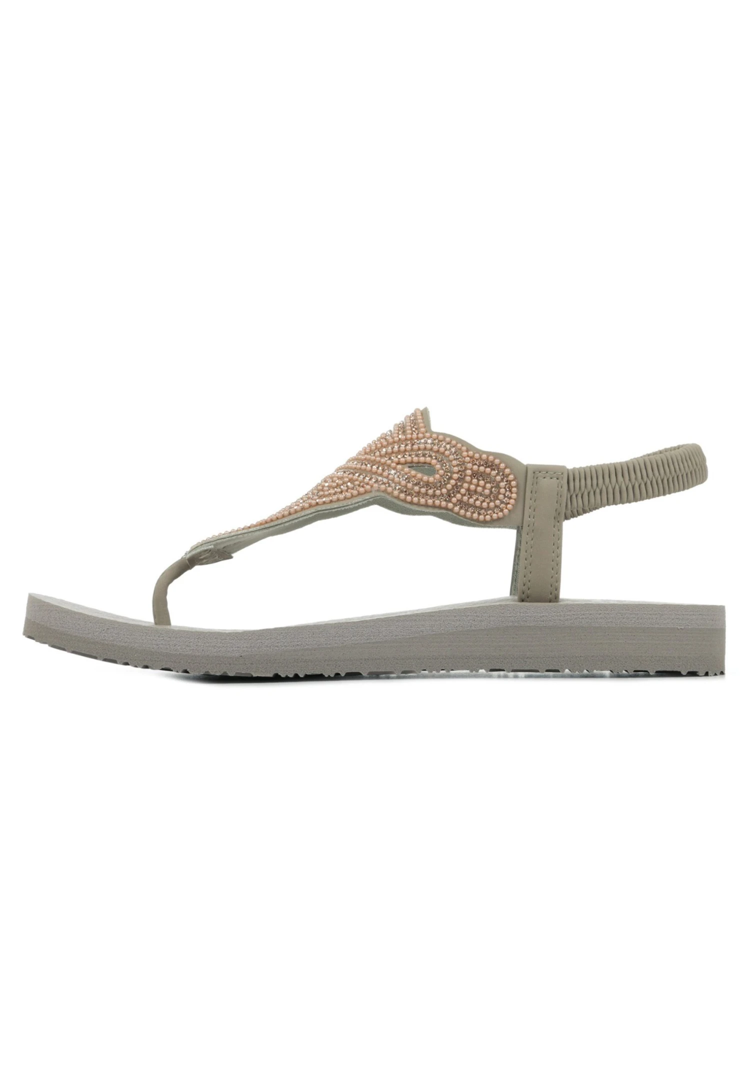 Skechers Meditation - Pearl Perfection - Tongs - Taupe 3 Skechers Meditation - Pearl Perfection - Tongs - Taupe