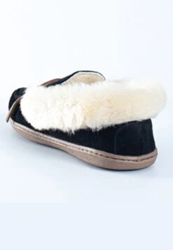Minnetonka Alpinesheepskinmoc - Mocassins - Black -Chaussures Soldes a16812391ade4fd7a3ef9e827357403a