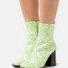 Even&Odd Bottines - Green -Chaussures Soldes a1b331524780444fb3702a29efa8b024