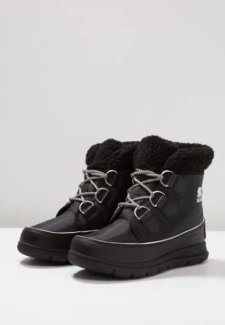 Sorel Explorer Carnival - Bottes De Neige - Black/Sea Salt -Chaussures Soldes a3b471acf7dd4fb382b98ebd892ba483