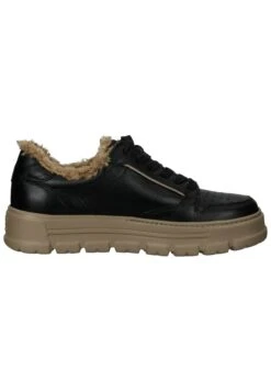 Paul Green Baskets Basses - M Calf K Ack Black Antelope -Chaussures Soldes a9520a5fa75941c786d164d9bff9ca1b