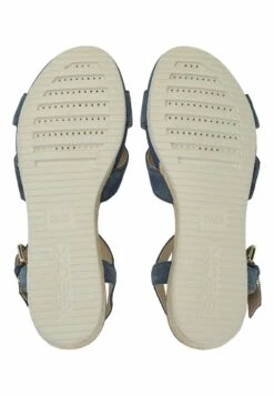 Geox Sandales Compensées - Dunkelblau -Chaussures Soldes ad8ae02d8e0f42e8ab93bf2674d4cf36