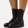 Calvin Klein Combat Boot - Bottines À Lacets - Black -Chaussures Soldes b27e75cdff1f440b8babade9398f1418