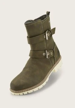 Tom Tailor Licence Mit Block Absatz - Santiags - Khaki -Chaussures Soldes b47774265b5f43b0aa87b14a78f9c595