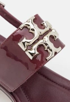 Tory Burch Eleanor Heel - Sandales - Vintage Merlot -Chaussures Soldes b4ead40cf7b64a38829f530c3b42a421