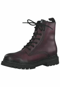 Tamaris Bottines À Plateau - Dark Red -Chaussures Soldes b80e8ba373b1400ea3f54b9da3894902