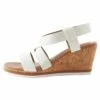 Next Forever Comfort Elastic Cross-Over - Sandales Compensées - White -Chaussures Soldes b93e2fddc6be4c4581d303934b4b0487