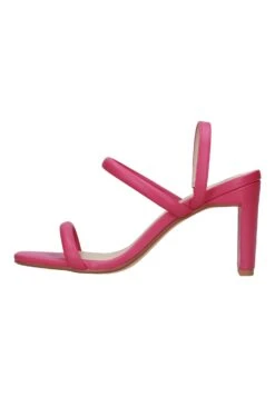 Sandales À Talons Hauts - Fuxia