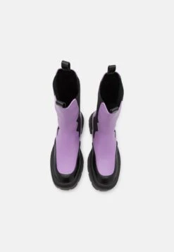 NA-KD Wavy Elastic Boots - Bottes À Plateau - Black/Purple -Chaussures Soldes b9a11d90bdd6460cacc99921f6c76bf1