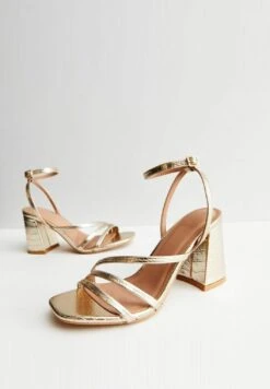 New Look Sandales À Talons Hauts - Gold -Chaussures Soldes bfea39d662194e6c90b9fc6842f9db34