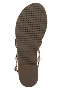 Geox D Sozy S - Tongs - Light Gold Black -Chaussures Soldes c16e4d8db7a34ca9bb34bb6218e193ef