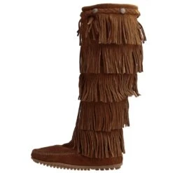 Minnetonka Santiags - Dusty Brown -Chaussures Soldes c1fe33616bda4edbbf6c57fdd1f17bc3