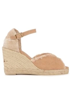 Nouvelles versions 3 Con Zeppa Castañer - Espadrilles - Beige