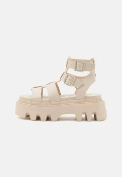 Buffalo Flora Fisher - Sandales À Plateforme - Cream -Chaussures Soldes c7465420973e40a6a4b38d3bc2842cef