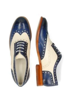 MELVIN & HAMILTON Amelie 70 Mexico Marine Boston Milled - Chaussures À Lacets - Blau -Chaussures Soldes c9351dc6f3a44915abdbe7b3a383ca9f