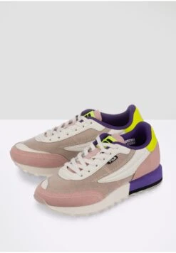 Fila Footwear Retronique - Baskets Basses - Silver Pink -Chaussures Soldes cbdb069f0f724a0cbc1bfeb329ba1d68