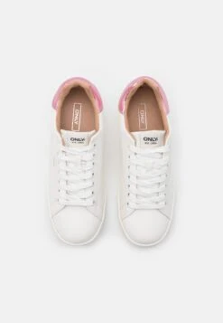ONLY Shoes Shilo Classic - Baskets Basses - White/Light Pink -Chaussures Soldes ccdd092148e84c608d4fe150adfd130f
