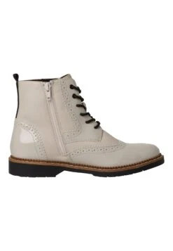 S.Oliver Bottines À Lacets - Beige Patent -Chaussures Soldes d1022bb250174023b1eea01d3f79f399