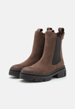 Tamaris Bottines À Plateau - Mocca -Chaussures Soldes d25597951187465da17940988b146f04