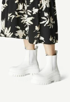 Tamaris Bottines À Plateau - White Lea.Uni