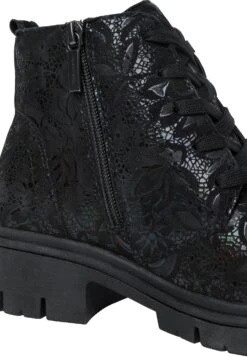 Tamaris Comfort - Bottines À Plateau - Black Flower -Chaussures Soldes d78e1645f93f46888c45f942d298cef9