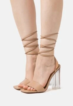 Sandales À Talons Hauts - Beige