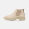 Pier One Leather - Boots À Talons - Beige -Chaussures Soldes d8cd2a31db5542279ae3dad15d44f363