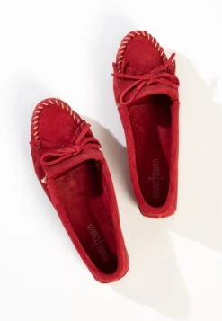 Minnetonka Kilty - Mocassins - Red -Chaussures Soldes d9718e3bb9764d489e32ef79bdcd0304