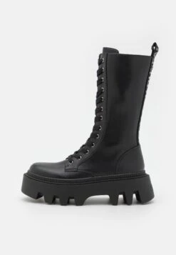 Buffalo Flora Laceup - Bottes À Lacets - Black -Chaussures Soldes db99a2b18e8d44cdb9dc3e1d8f637f70