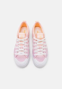 Adidas Originals Nizza Platform - Baskets Basses - Footwear White/Clear Pink/Acid Orange -Chaussures Soldes de94e07548d94fd59405f222c29649ea