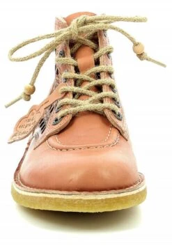Kickers Kick Legend - Bottines À Lacets - Beige -Chaussures Soldes e07069a3a8724a86810d0f81718e9524