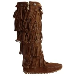 Minnetonka Santiags - Dusty Brown -Chaussures Soldes e1f8d49ad7014bf6b9d61e32dd4539ee