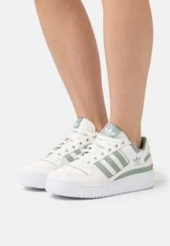 Adidas Originals Forum Bold Stripes - Baskets Basses - Off-White/Silver Green/Footwear White