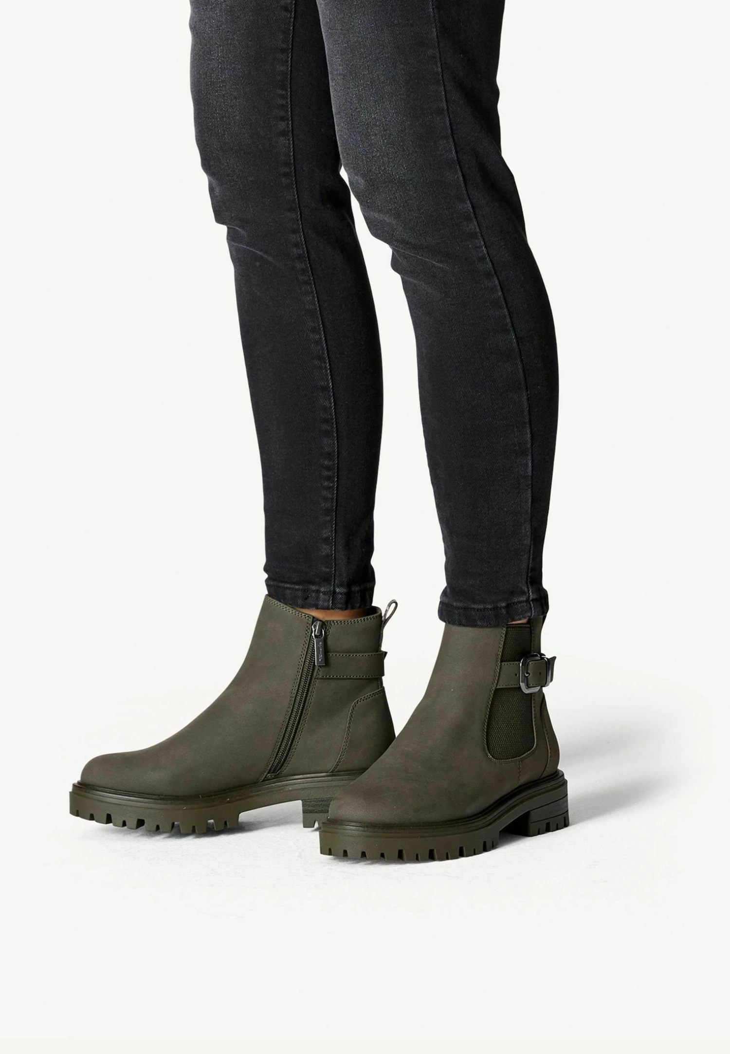 Tamaris Online Exclusive - Boots À Talons - Olive 3 Tamaris Online Exclusive - Boots À Talons - Olive